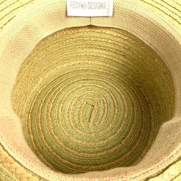 Redfish Designs Women’s Straw Wide Brim Hat NWOT - Picture 6 of 6